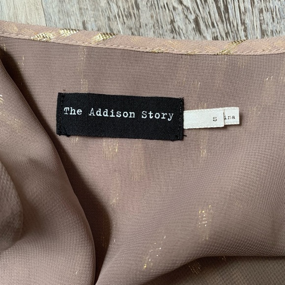 The Addison Story : silk & lurex surplice top - Picture 11 of 15